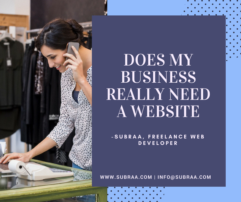 Does my business really need a Website?